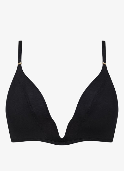 Sarda Tegla voorgevormde bralette - voorkant 3 zwart