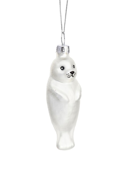 Sass & Belle Babyzeehond kersthanger 9,2 cm