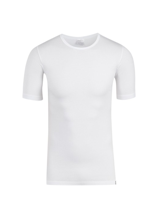 Schiesser T-shirt met ronde hals - voorkant 2 wit