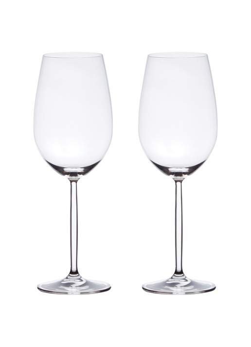 Schott Zwiesel Diva Bordeaux rode wijnglas 69 cl set van 2 - voorkant 3 transparant