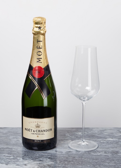 Schott Zwiesel Duo champagneglas 38 cl set van 2 - voorkant 3 transparant