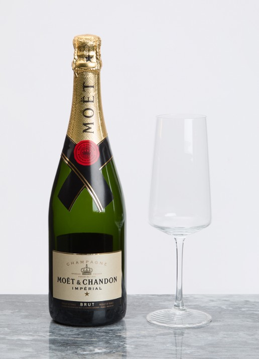 Schott Zwiesel Echo champagne glas 40 cl set van 4 - voorkant 2 transparant