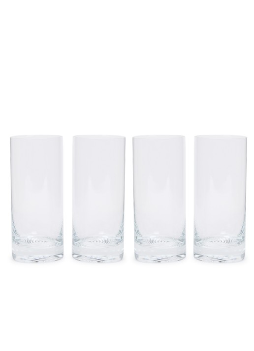 Schott Zwiesel Echo longdrinkglas 48 cl set van 4 - voorkant transparant