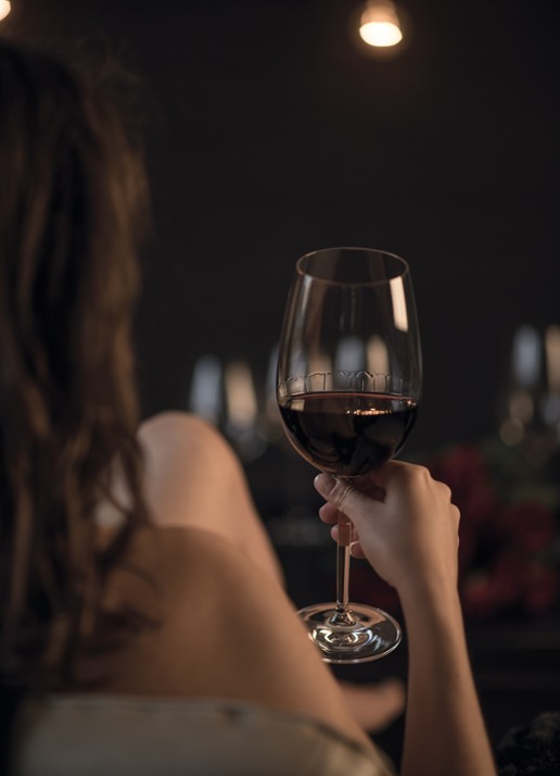 Schott Zwiesel Muse (Diva) Bordeaux rode wijnglas 77cl set van 4 - detail transparant