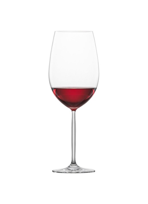 Schott Zwiesel Muse (Diva) Bordeaux rode wijnglas 77cl set van 4 - voorkant 3 transparant