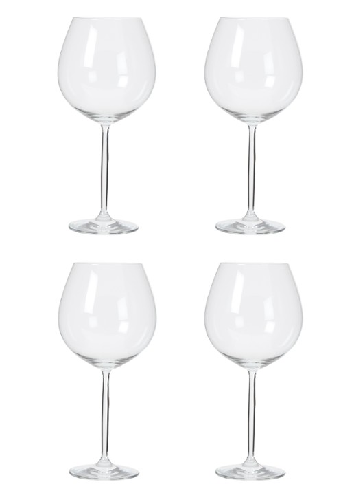 Schott Zwiesel Muse Diva rode wijnglas 84 cl set van 4 - voorkant 2 transparant