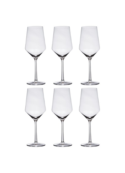 Schott Zwiesel Pure cabernet rode wijnglas 55 cl set van 6 - voorkant transparant