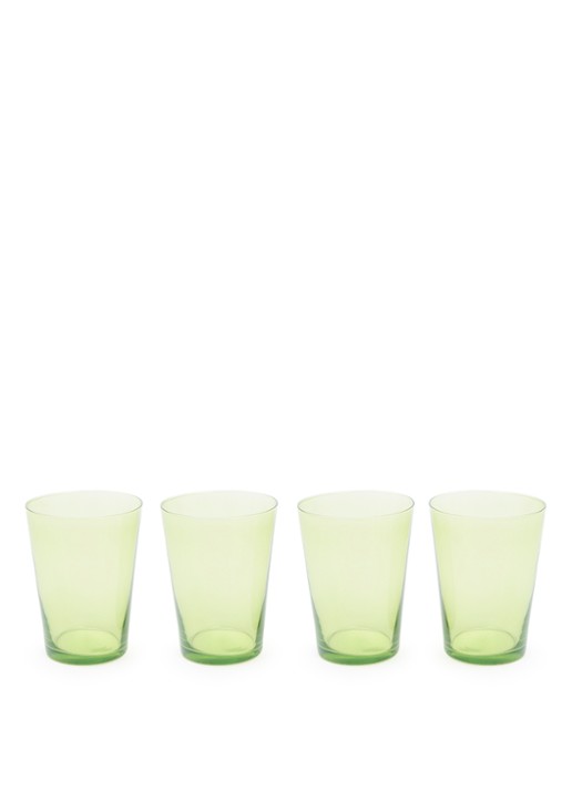Schott Zwiesel Together waterglas 55 cl set van 4 - voorkant groen