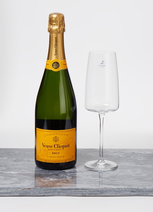 Schott Zwiesel Vivid Senses Sparkling Wine champagneglas 38 cl set van 2 - voorkant 3 transparant