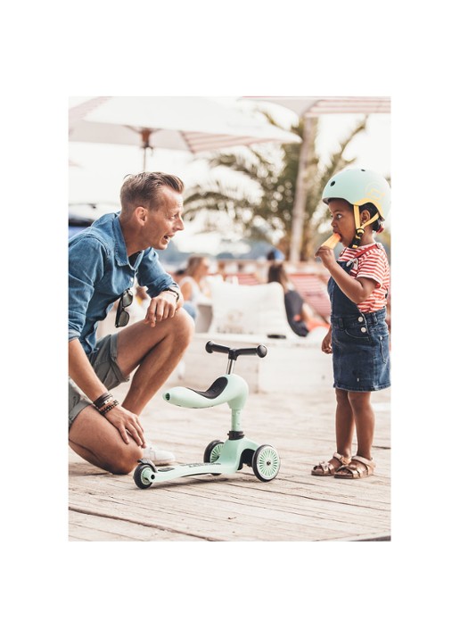 Scoot&Ride Highwaykick 1 loopfiets en step - detail 4 geel