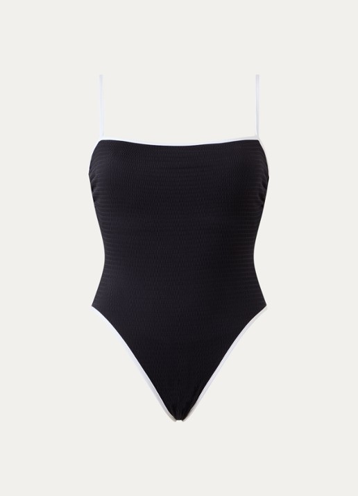 Seafolly Badpak met uitneembare vulling - voorkant zwart