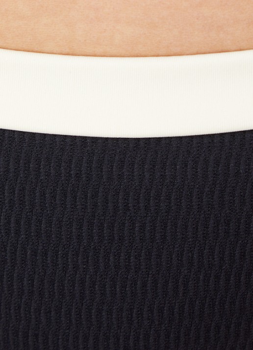 Seafolly Bikinislip met structuur - detail 4 zwart