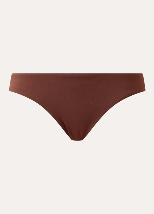 Seafolly Collective hipster bikinislip - voorkant 3 chocoladebruin