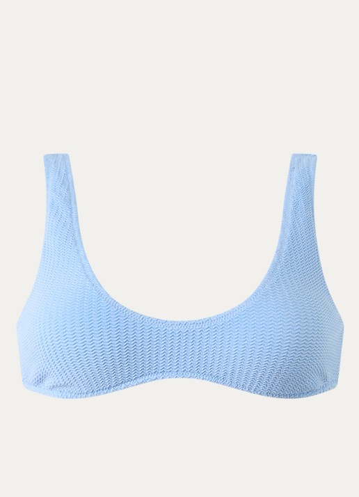 Seafolly Multi Fit bikinitop met uitneembare vulling - voorkant beige