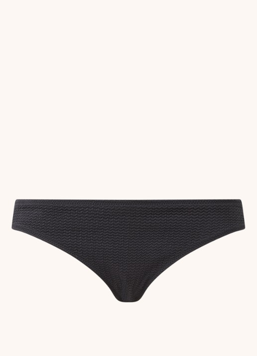 Seafolly Sea Dive hipster bikinislip - voorkant 2 zwart