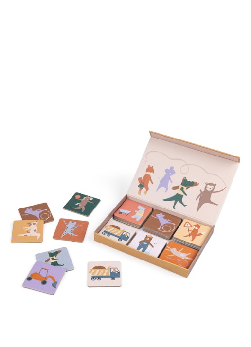 Sebra Builders Teeny Toes Memory Game spel