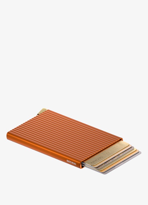 Secrid Cardprotector+ pasjeshouder van aluminium - achterkant 7 orange