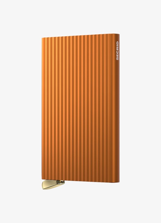 Secrid Cardprotector+ pasjeshouder van aluminium - voorkant 6 orange