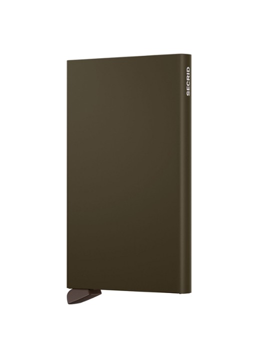 Secrid Cardprotector pasjeshouder van aluminium - voorkant 3 bruin