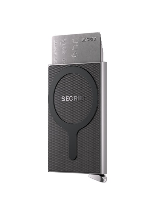 Secrid Cardprotector+ pasjeshouder voor MagSafe - voorkant 2 zilver