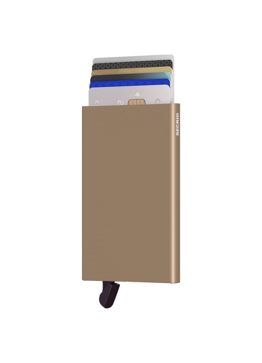 Secrid Cardprotector Wallet pasjeshouder van aluminium - voorkant 2 beige