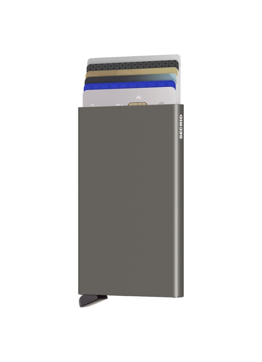 Secrid Cardprotector Wallet pasjeshouder van aluminium - voorkant 2 grijs