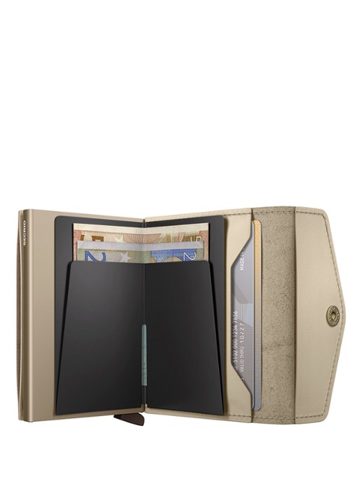 Secrid Envelloppe Original pasjeshouder van leer - achterkant 3 taupe