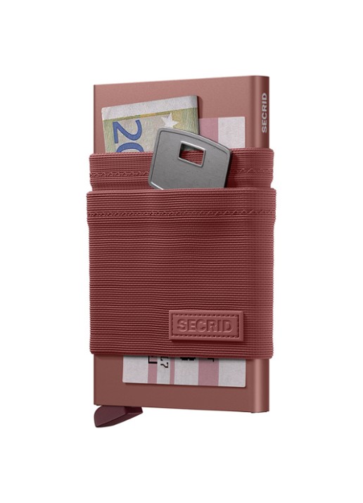 Secrid Flexwallet pasjeshouder van aluminium - detail 4 oudroze