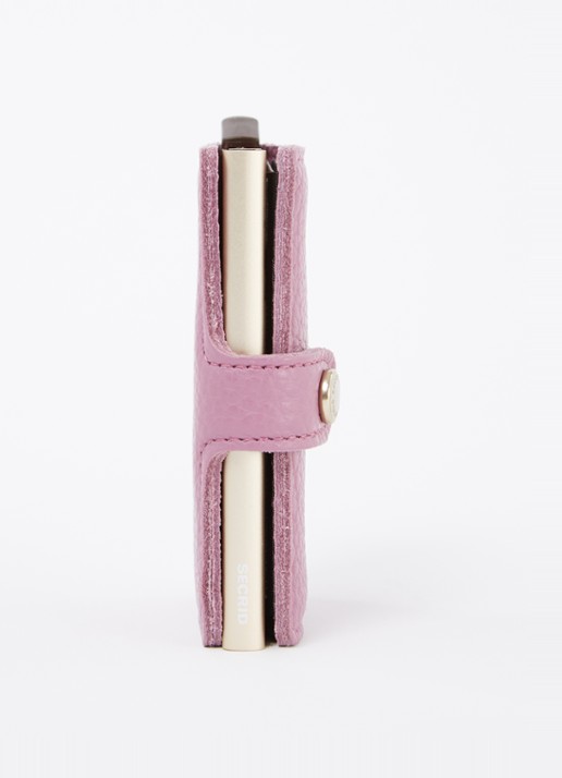 Secrid Miniwallet pasjeshouder van leer - detail 3 roze