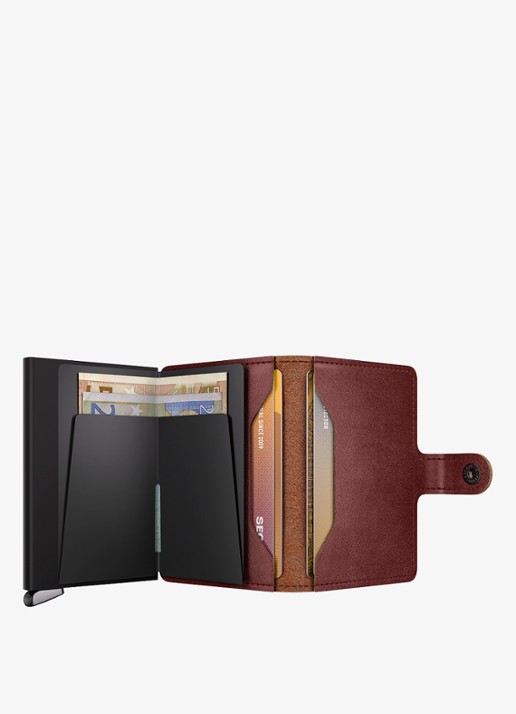 Secrid Miniwallet+ pasjeshouder van leer - detail 5 bruin