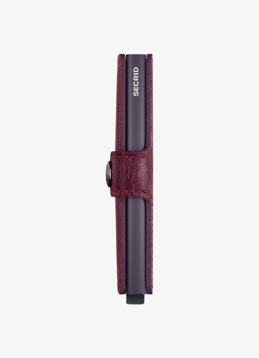Secrid Miniwallet pasjeshouder van leer - detail 5 cranberryrood