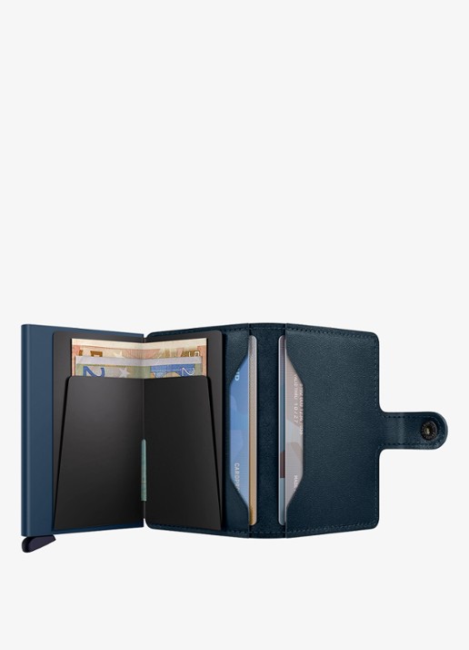 Secrid Miniwallet pasjeshouder van leer - detail 2 donkerblauw