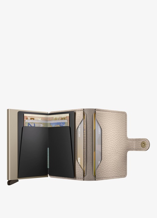 Secrid Miniwallet pasjeshouder van leer - detail 4 taupe