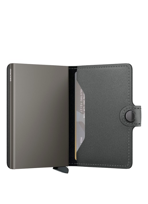 Secrid Miniwallet pasjeshouder van leer - detail 4 grijs