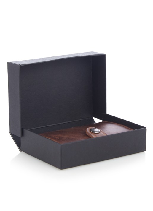 Secrid Miniwallet Wallet pasjeshouder van leer - detail 2 roodbruin