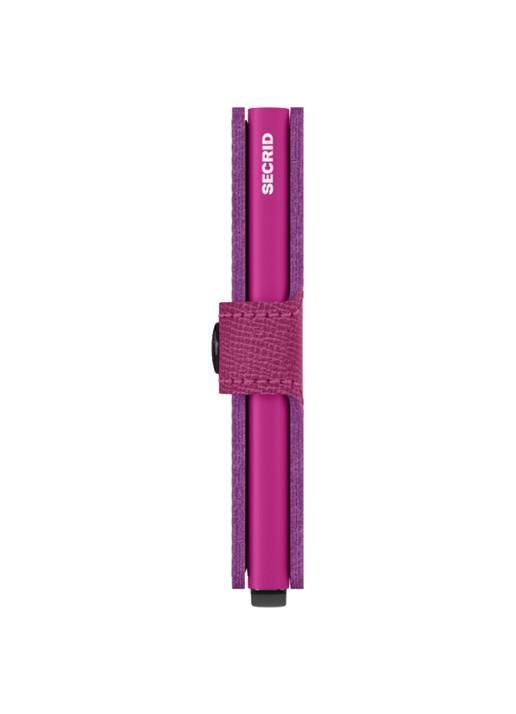 Secrid Miniwallet Wallet pasjeshouder van leer - detail 3 fuchsia