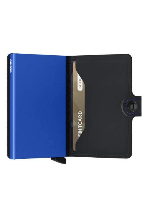 Secrid Miniwallet Wallet pasjeshouder van leer - detail 4 zwart