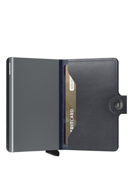 Secrid Miniwallet Wallet pasjeshouder van leer - detail 4 grijs