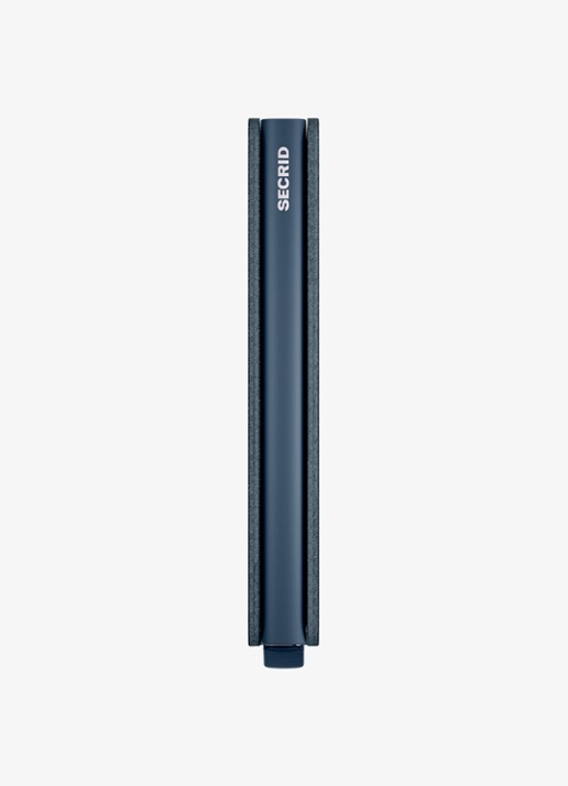 Secrid Slimwallet pasjeshouder van leer - detail 5 donkerblauw