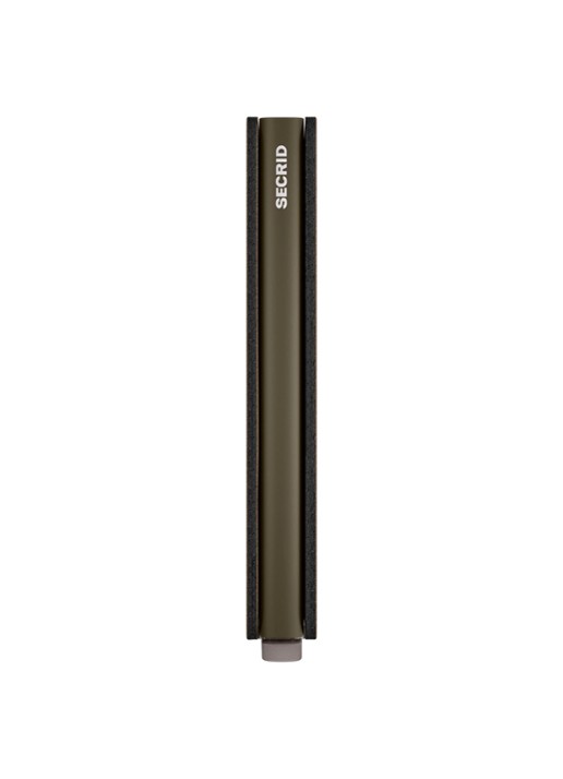 Secrid Slimwallet pasjeshouder van leer - detail 5 brons