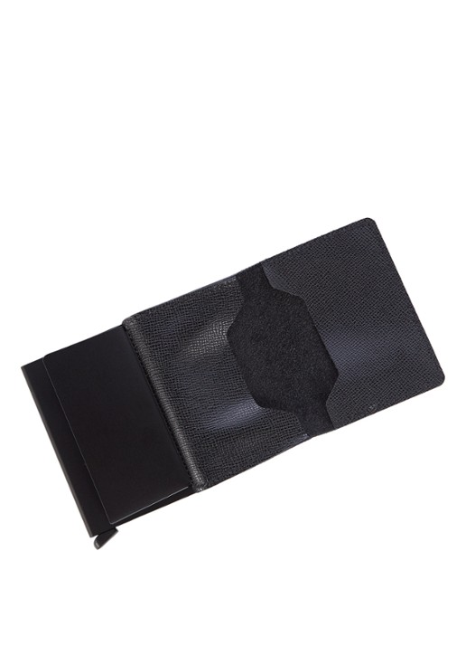 Secrid Slimwallet Wallet pasjeshouder van leer - detail 4 zwart