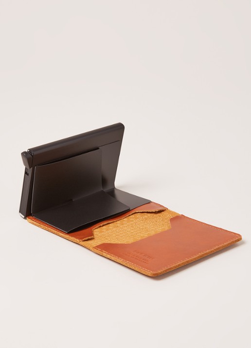 Secrid Slimwallet Wallet pasjeshouder van leer - detail 4 roestbruin