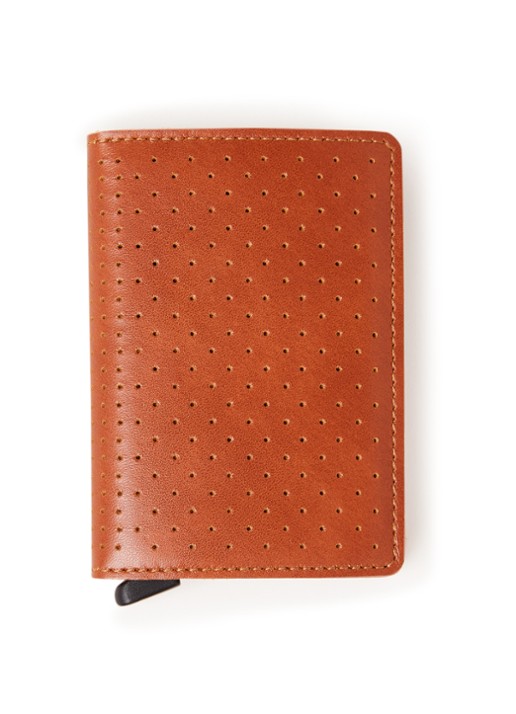 Secrid Slimwallet Wallet pasjeshouder van leer - voorkant roestbruin