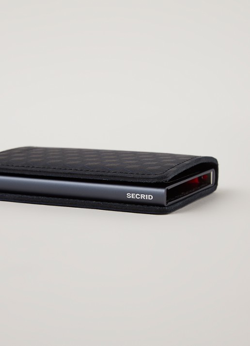 Secrid Slimwallet Wallet pasjeshouder van leer - detail 3 zwart