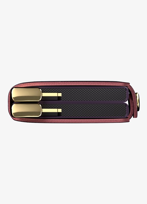 Secrid Twinwallet+ pasjeshouder van leer - detail 6 aubergine