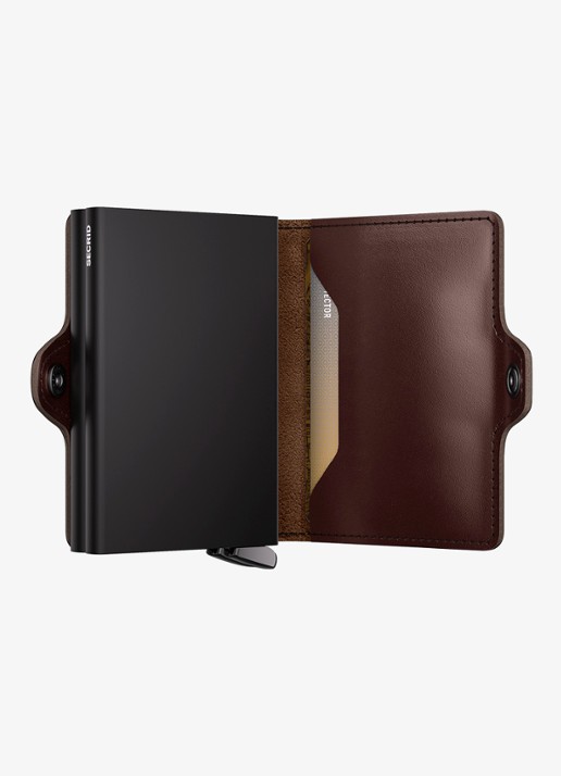 Secrid Twinwallet+ pasjeshouder van leer - detail 3 donkerbruin