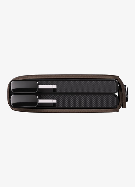 Secrid Twinwallet+ pasjeshouder van leer - detail 5 donkerbruin