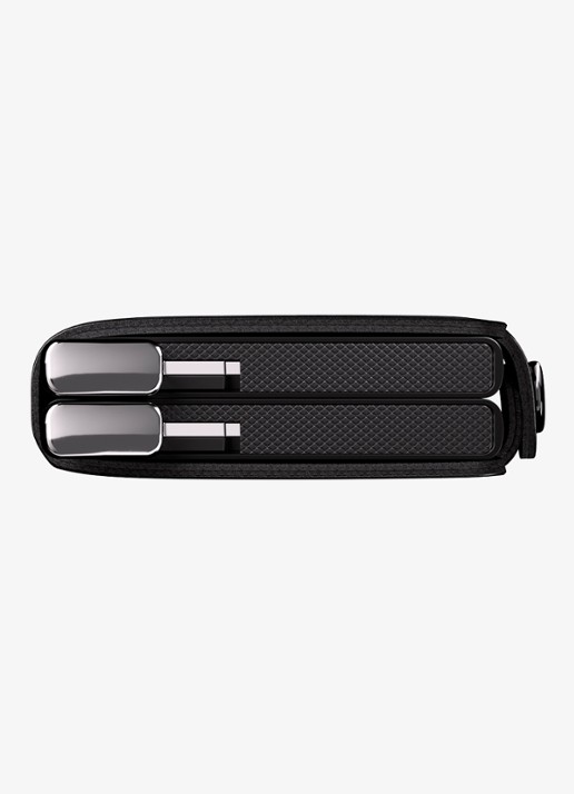 Secrid Twinwallet+ pasjeshouder van leer - detail 6 zwart