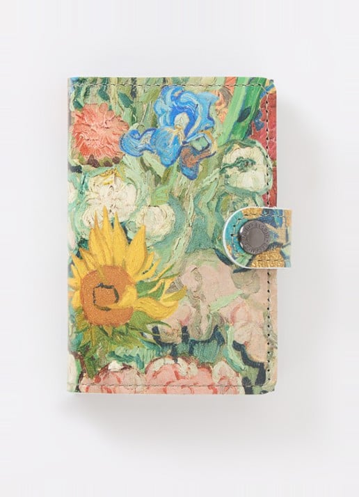Secrid Vincent Van Gogh Bouquet pasjeshouder van leer