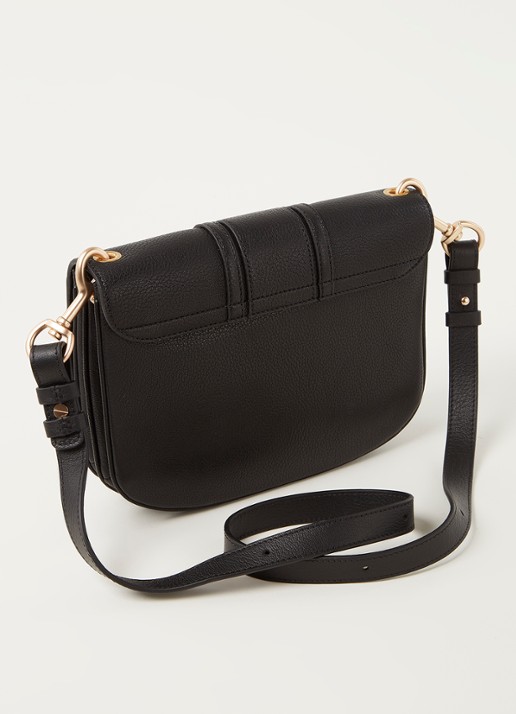 See By Chloé Hana Medium crossbodytas van leer - detail 3 zwart